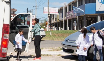 FUNCIONA EXITOSAMENTE EL TRANSPORTE ESCOLAR PROVISORIO