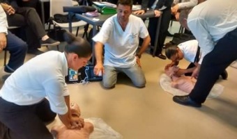 Dictaron clases de RCP para Polica Local de Villa Gesell