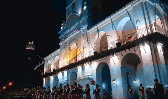 Segunda jornada de preparativos para el desfile del 25 de Mayo