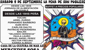 FESTEJOS DE LA PEA DE SAN PUGLIESE HOY, DESDE LAS 19:00