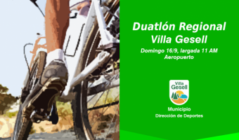 EL 16 DE SEPTIEMBRE VILLA GESELL SER SEDE DE LA LTIMA FECHA DEL DUATLN REGIONAL