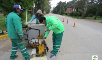 Seales de reduccin de velocidad sobre Circunvalacin