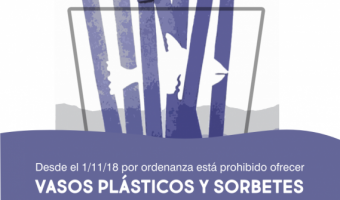 COMENZ LA ETAPA DE REDUCCIN DE USO Y ENTREGA DE SORBETES Y VASOS PLSTICOS