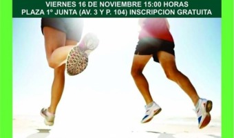 Esta tarde, Correcaminata por la Diabetes