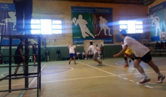 Encuentro de Voley en el Polideportivo