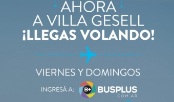 Villa Gesell recupera sus vuelos comerciales