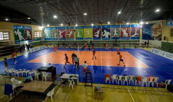 TODO LISTO PARA EL INICIO DEL GRAN TORNEO DE VOLEY EN EL POLI