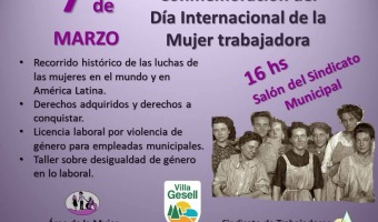 Conmemoracin da de la Mujer trabajadora