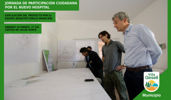 CHARLA CON VECINOS SOBRE LA CONSTRUCCIN DEL NUEVO HOSPITAL