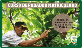 CURSO DE PODADOR MATRICULADO