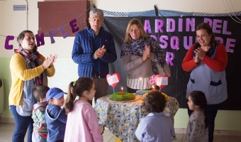 EL INTENDENTE PARTICIP DE LOS FESTEJOS DEL JARDN DEL BOSQUE