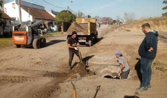 TRABAJOS DE MEJORA DEL DESAGE Y ESCURRIMIENTO PLUVIAL