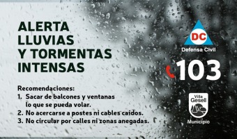 COMUNICADOS ANTE LAS LLUVIAS Y TORMENTAS INTENSAS