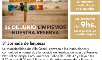 NUEVA JORNADA DE LIMPIEZA EN LA RESERVA FARO QUERAND