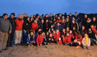 LA EX LEONA INS ARRONDO VISIT EL TERRENO DONDE SE CONSTRUIR LA NUEVA CANCHA DE HOCKEY