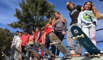 COMENZARON LAS CLASES DE SKATE