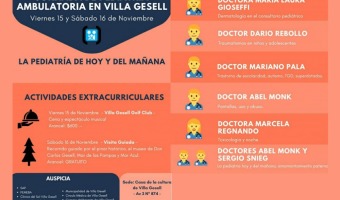 IMPORTANTE EVENTO DE PEDIATRA EN VILLA GESELL