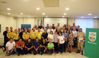Gesell fue sede de un encuentro federal sobre incendios de interfase