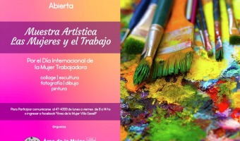 CONTINA LA CONVOCATORIA DE ARTISTAS PLSTICOS PARA LA MUESTRA LAS MUJERES Y EL TRABAJO