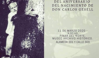 ANIVERSARIO DEL NATALICIO DE DON CARLOS GESELL