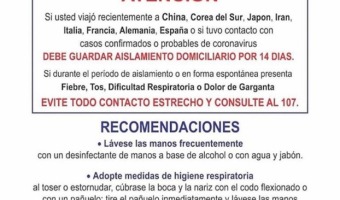 LA SECRETARA DE SALUD difunde medidas de prevencin y recomendaciones frente al CORONAVIRUS