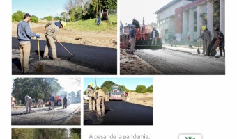 SE CUMPLI UN AO DE LA GRAN OBRA DE ASFALTADO EN MONTE RINCN Y LA CARMENCITA