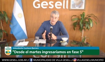 DESDE EL MARTES, VILLA GESELL INGRESARA A LA FASE 5