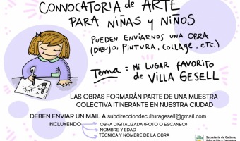 CONVOCATORIA DE ARTE PARA NIOS Y NIAS