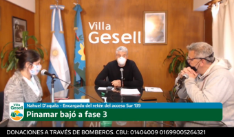 EL INTENDENTE, SOBRE PINAMAR: FASE 3 SIGNIFICA CERRAR ACTIVIDADES, SIGNIFICA DAR UN PASO ATRS