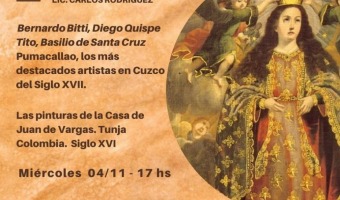 CICLO DE CHARLAS SOBRE ARTE DE LATINOAMRICA ENTRE LOS SIGLOS XVII-XX
