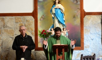 La virgen de la luz ilumin a Villa Gesell
