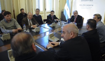 Barrera estuvo reunido con Aníbal Fernández y los intendentes de la Quinta Sección electoral