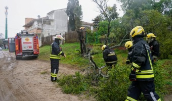 ARDUO TRABAJO FRENTE AL TEMPORAL