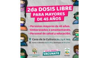 SE AMPLAN LOS GRUPOS POBLACIONALES PARA LA VACUNA LIBRE DE SEGUNDAS DOSIS