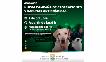 ZOONOSIS: NUEVA CAMPA�A DE VACUNACI�N Y CASTRACIONES EN MULTIESPACIOS NORTE