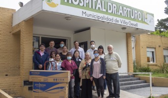 DONACIN DE UN NUEVO AIRE ACONDICIONADO PARA EL REA DE SALUD