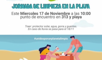 MAANA SE REALIZAR UNA NUEVA JORNADA DE LIMPIEZA EN PLAYA