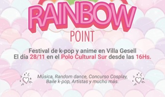 RAINBOW POINT: SE REALIZAR UN FESTIVAL DE K-POP Y ANIME EN VILLA GESELL