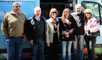El Bibliomvil en Villa Gesell