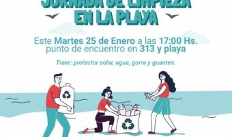 REPROGRAMADA: LA JORNADA DE LIMPIEZA EN PLAYAS SE REALIZAR EL 25 DE ENERO