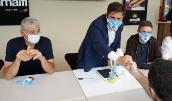 KICILLOF Y BARRERA SE REUNIERON CON PRESTADORES DE SERVICIOS Y COMERCIANTES LOCALES