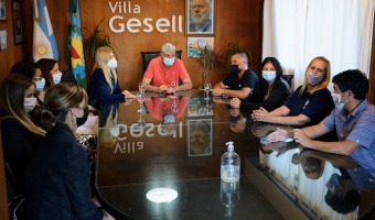 MAGARIO SE REUNI CON PARTE DEL GABINETE MUNICIPAL