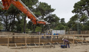 AVANZA LA OBRA DE LA CASA DE LA PROVINCIA EN VILLA GESELL