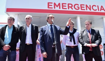 Scioli inaugur un UPA 24 a metros de la rotonda de Pinamar