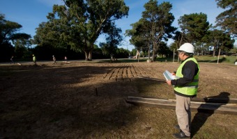 PRIMEROS TRABAJOS EN LA OBRA DEL CENTRO DE DESARROLLO INFANTIL