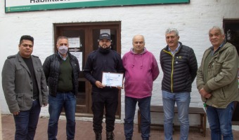 RECONOCIMIENTO A FERNANDO VILLALONGA, EL AGENTE DE TRNSITO QUE SALV LA VIDA DE UNA PERSONA