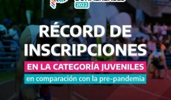 RCORD DE INSCRIPTOS PARA LOS JUEGOS BONAERENSES 2022