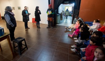MES DE LOS MUSEOS EN MAR AZUL: ACTIVIDAD CON EL JARDN DE INFANTES EN LA CASA DE LA CULTURA