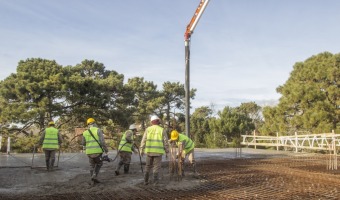 AVANZA LA OBRA DE LA CASA DE LA PROVINCIA EN VILLA GESELL