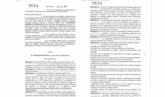 SE ABRE LA INSCRIPCIN A LA AUDIENCIA PBLICA DEL PROYECTO DE OBRA SOLANAS DE HABITARQ SA
